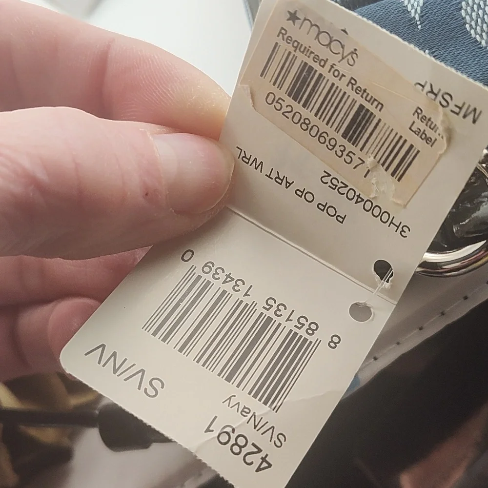 NWT Vintage Coach Poppy Signature Blue Wristlet - Picture 2 of 7